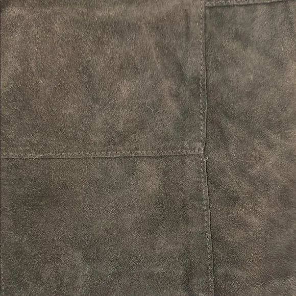 Wilsons Dark Brown Cropped Leather Vest - Picture 6 of 6